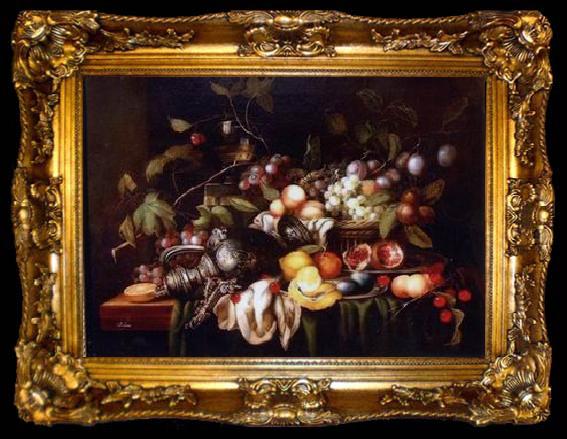 framed  unknow artist Floral, beautiful classical still life of flowers.113, ta009-2